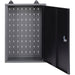Professional Grey and Black Wall Mounted Tool Cabinet with Key 400x200x600mm |  TC001 Makfry