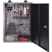 Professional Grey and Black Wall Mounted Tool Cabinet with Key 400x200x600mm |  TC001 Makfry