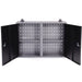 Professional Grey and Black Wall Mounted Double Door Tool Cabinet with Key 800x200x600mm |  TC002 Makfry