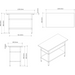 Professional Grey and Black Workshop 3 Layer Workbench with 30mm Wooden Desktop 1200x600x850mm |  TC006A Makfry