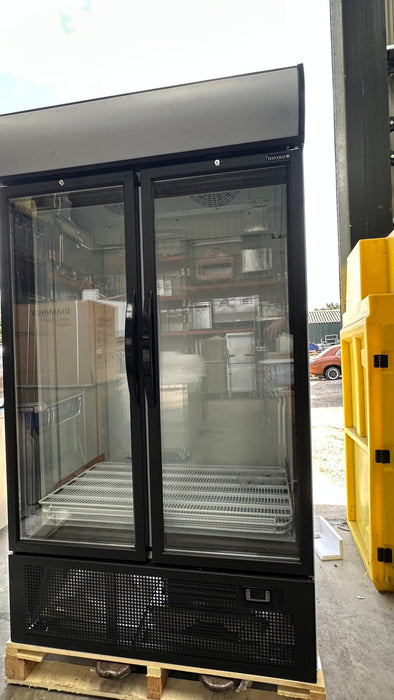 B Grade Tefcold Display Fridge Glass 2 Door FSC1950H Canmac Catering Equipment