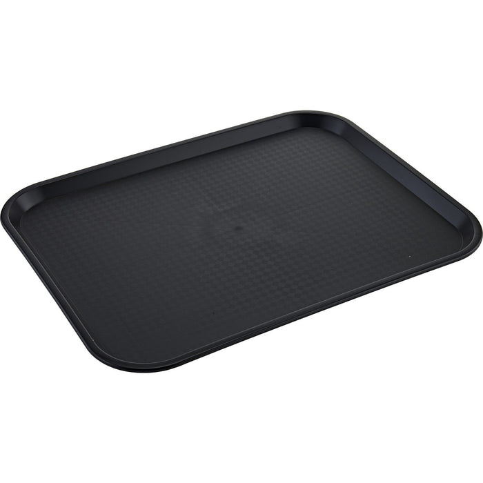 Serving Tray Polypropylene Rectangular 450x350mm Black |  TF0002 Makfry