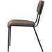 Modern Bistro Dining Chair Dining Chair with PU Leather Seat Grey 460x565x795mm |  TGS002 Makfry