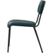 Modern Bistro Dining Chair Dining Chair with PU Leather Seat Green 460x565x795mm |  TGS004 Makfry