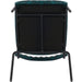 Modern Bistro Dining Chair Dining Chair with PU Leather Seat Green 460x565x795mm |  TGS004 Makfry