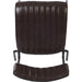 Modern Bistro Dining Chair Dining Chair with PU Leather Seat Dark Brown 460x565x795mm |  TGS006 Makfry