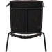 Modern Bistro Dining Chair Dining Chair with PU Leather Seat Dark Brown 460x565x795mm |  TGS006 Makfry