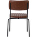 Modern Bistro Dining Chair Dining Chair with PU Leather Seat Light Brown 460x565x795mm |  TGS008 Makfry