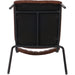 Modern Bistro Dining Chair Dining Chair with PU Leather Seat Light Brown 460x565x795mm |  TGS008 Makfry