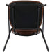 Modern High Bar Stool with PU Leather Seat Light Brown 460x540x1140mm |  TGS108 Makfry