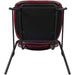 Modern High Bar Stool with PU Leather Seat Red 460x540x1140mm |  TGS110 Makfry