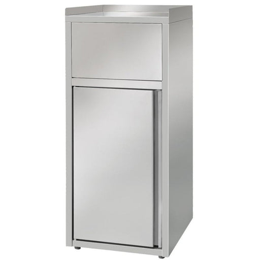 Commercial Waste Bin Cabinet Stainless Steel | Aer55 Makfry