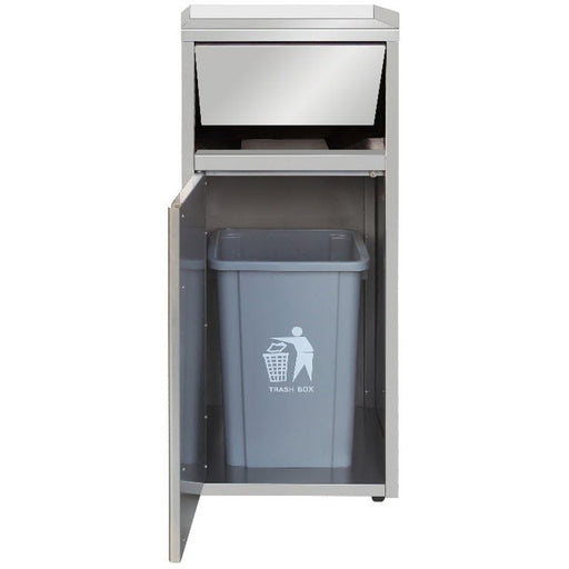 Commercial Waste Bin Cabinet Stainless Steel | Aer55 Makfry