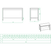Professional Work table Stainless steel Bottom shelf 600x600x900mm |  THATS66 Makfry