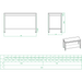 B GRADE Professional Work table Stainless steel Bottom shelf 1500x700x900mm |  THATS157 B GRADE Makfry