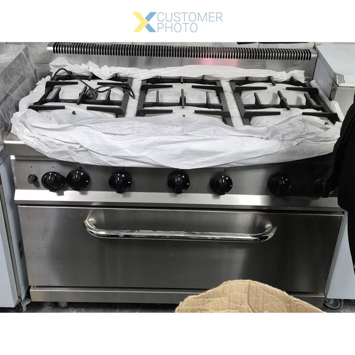 Professional Gas range 6 burners 30kW Gas oven 5.8kW |  THG7F6PWFG1