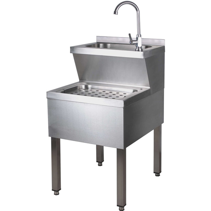 B GRADE Janitorial Sink & Basin Stainless steel Depth 700mm |  VHWA57 B GRADE