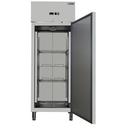 Commercial Refrigerator Stainless Steel Upright Cabinet 450 L 3 Shelves Single Door Static Cooling | Thl400 Tn Makfry