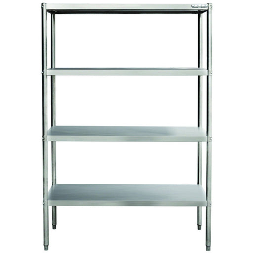 B Grade Professional Heavy Duty Shelving Unit Stainless Steel Width 800mm Depth 500mm 4 Shelves | Thss850 B Grade Makfry