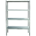 B Grade Professional Heavy Duty Shelving Unit Stainless Steel Width 800mm Depth 500mm 4 Shelves | Thss850 B Grade Makfry