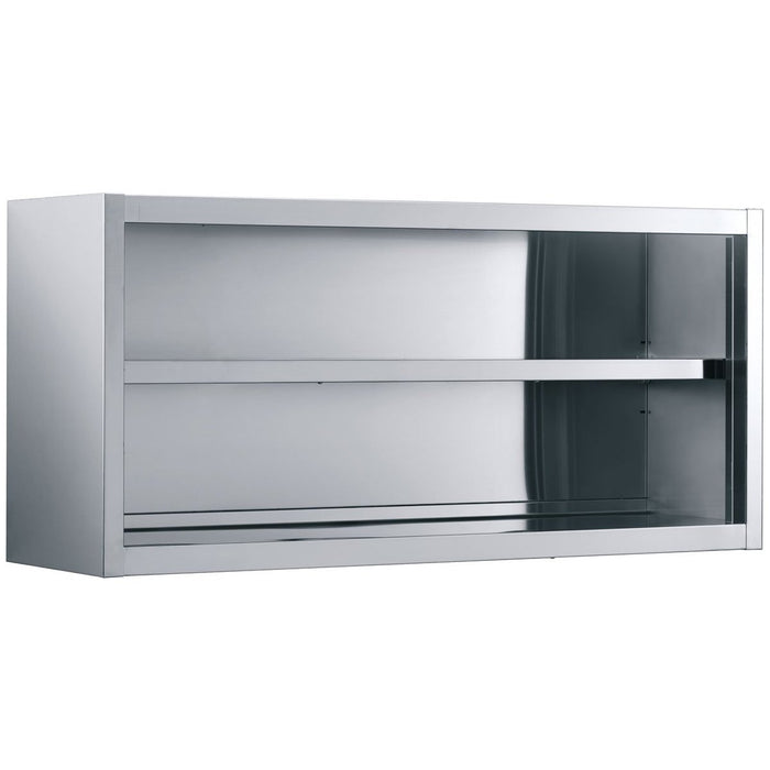 Wall cabinet Open Stainless steel Width 1400mm Depth 400mm |  THWOR144