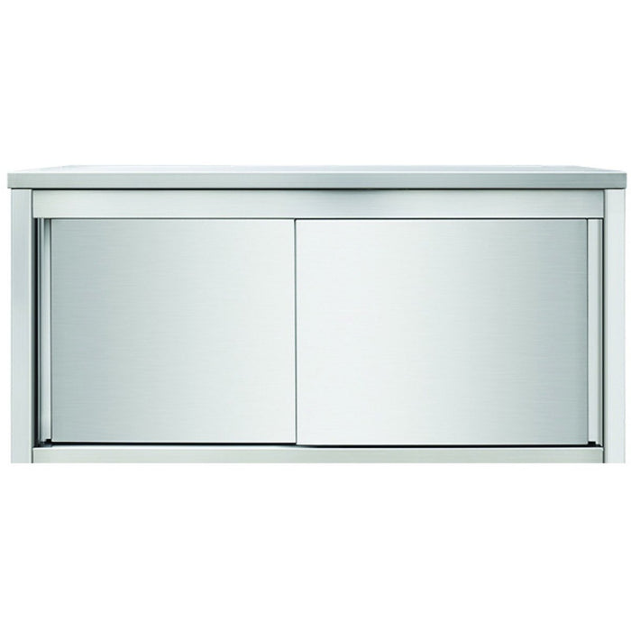 Wall cabinet Sliding doors Stainless steel Width 1200mm Depth 400mm |  THWSR124