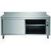 Professional Heated Cupboard Stainless Steel Sliding Doors Width 1600mm Depth 600mm Upstand | Thwsr166 A Makfry
