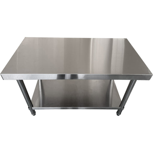 Professional Work table Stainless steel Bottom shelf 1600x600x850mm |  TOR1660 Makfry