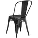 Bistro Dining Chair Steel Black Indoors |  WW60 Makfry