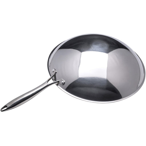 Professional Wok Pan Round bottom Stainless steel 13.5''/340mm |  SP13410 Makfry