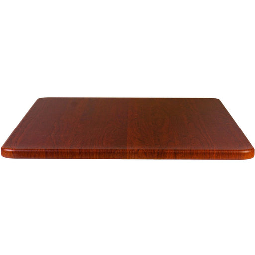 Seamless Square Table Top Mahogany Wood 24x24" |  TT2424MAHOGANYWOOD Makfry