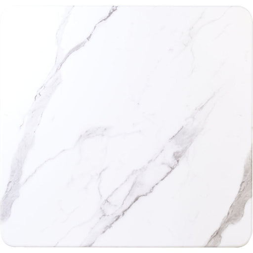 Seamless Square Table Top White Marble  24x24" |  TT2424WHITEMARBLE Makfry