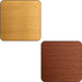 Laminated Square Table top Reversible Walnut & Natural 30x30'' |  TT3030WN Makfry