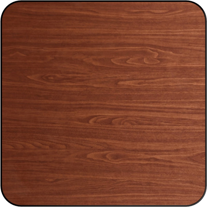 Laminated Square Table top Reversible Walnut & Natural 30x30'' |  TT3030WN Makfry