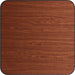 Laminated Square Table top Reversible Walnut & Natural 30x30'' |  TT3030WN Makfry