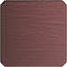 Laminated Square Table top Reversible Mahagony & Black 30x30'' |  TT3030MB Makfry