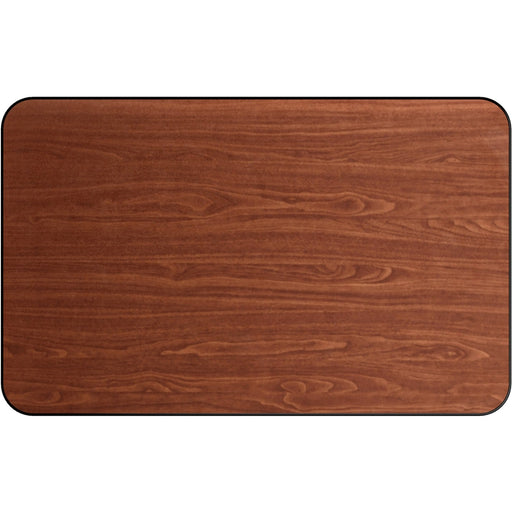 Laminated Rectangular Table top Reversible Walnut & Natural 48x30'' |  TT3048WN Makfry