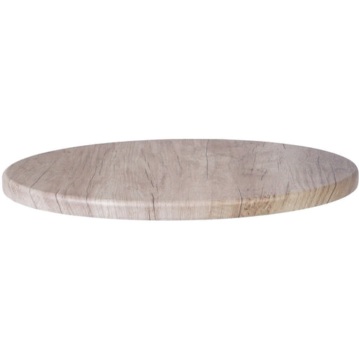 Seamless Round Table Top Grey Wood 30" |  TT30RGREYWOOD Makfry