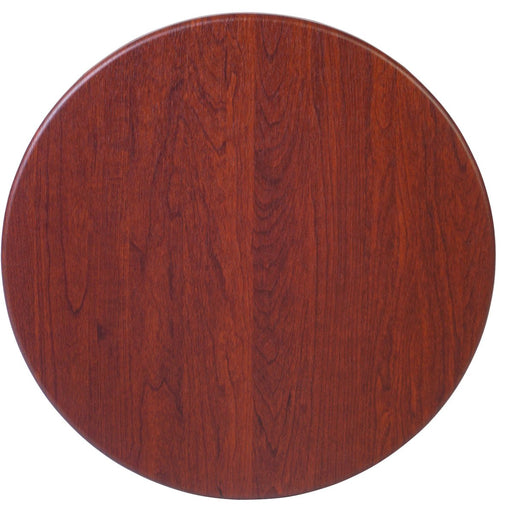 Seamless Round Table Top Mahogany Wood 30" |  TT30RMAHOGANYWOOD Makfry