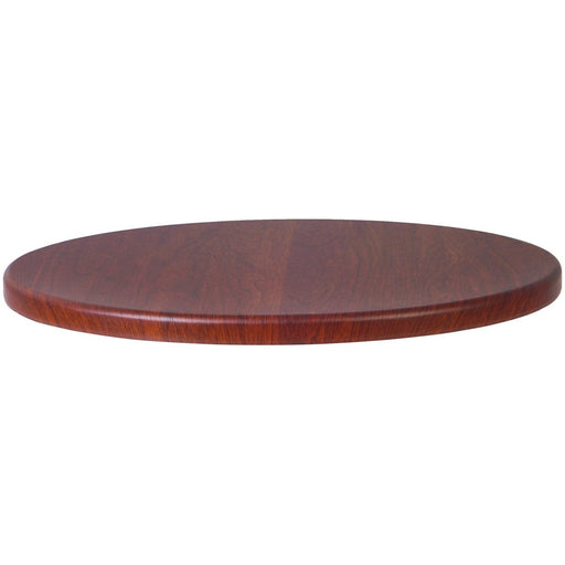 Seamless Round Table Top Mahogany Wood 30" |  TT30RMAHOGANYWOOD Makfry