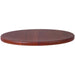Seamless Round Table Top Mahogany Wood 30" |  TT30RMAHOGANYWOOD Makfry