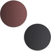 Laminated Round Table top Reversible Mahagony & Black Ø30'' |  TT30RMB Makfry