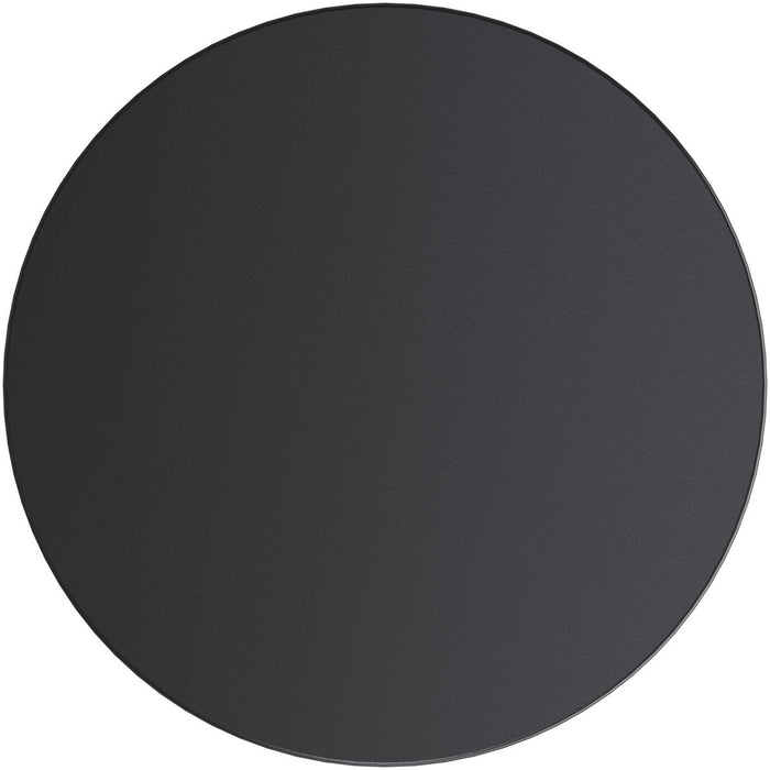 Laminated Round Table top Reversible Mahagony & Black Ø30'' |  TT30RMB Makfry