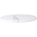 Seamless Round Table Top White Marble 30" |  TT30RWHITEMARBLE Makfry