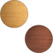 Laminated Round Table top Reversible Walnut & Natural Ø30'' |  TT30RWN Makfry