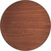 Laminated Round Table top Reversible Walnut & Natural Ø30'' |  TT30RWN Makfry