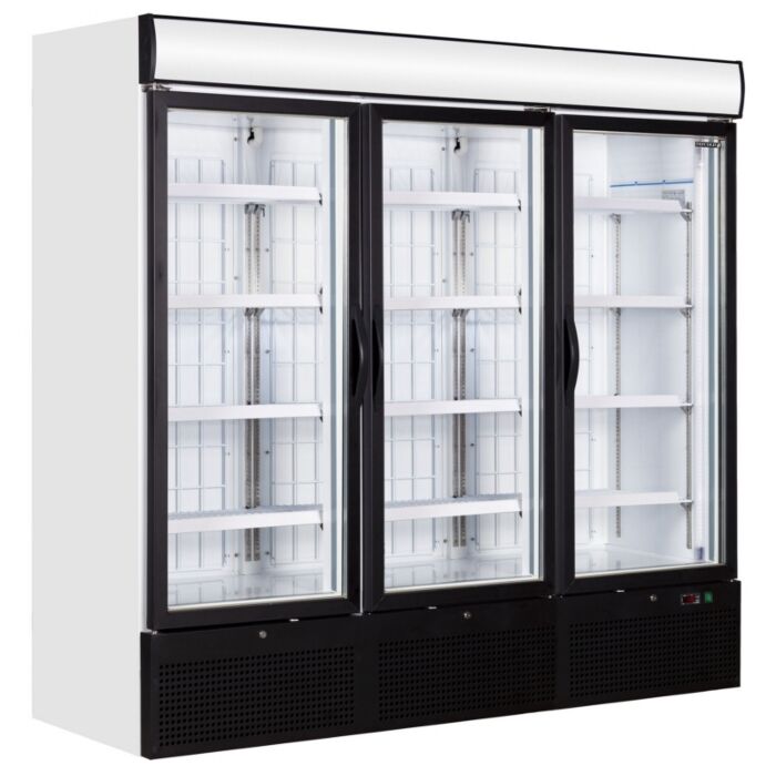 Tefcold NF7500G 3 Doors Freezer - Glass Door Display