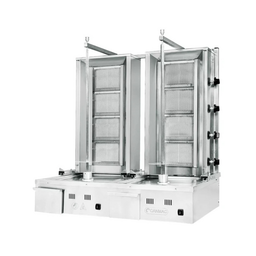 CANMAC Twin Doner Kebab  Machine - 2x5 Burner - Gas - DMG5T Canmac