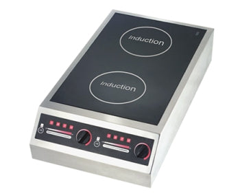 Valera Twin Induction Hob CT70A Heavy Duty 400x735x178mmH CANMAC