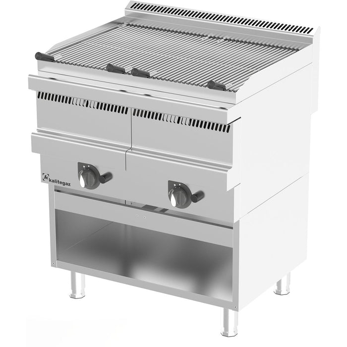 Professional Vapour Grill Gas on Open base 6 burners 22kW |  VG8070GT-KS8070